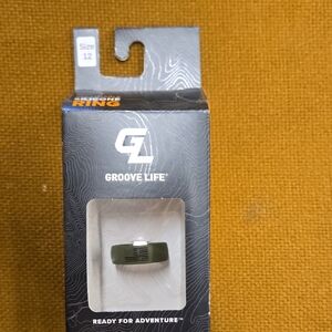 Groove Life Men's Green Silicone Ring